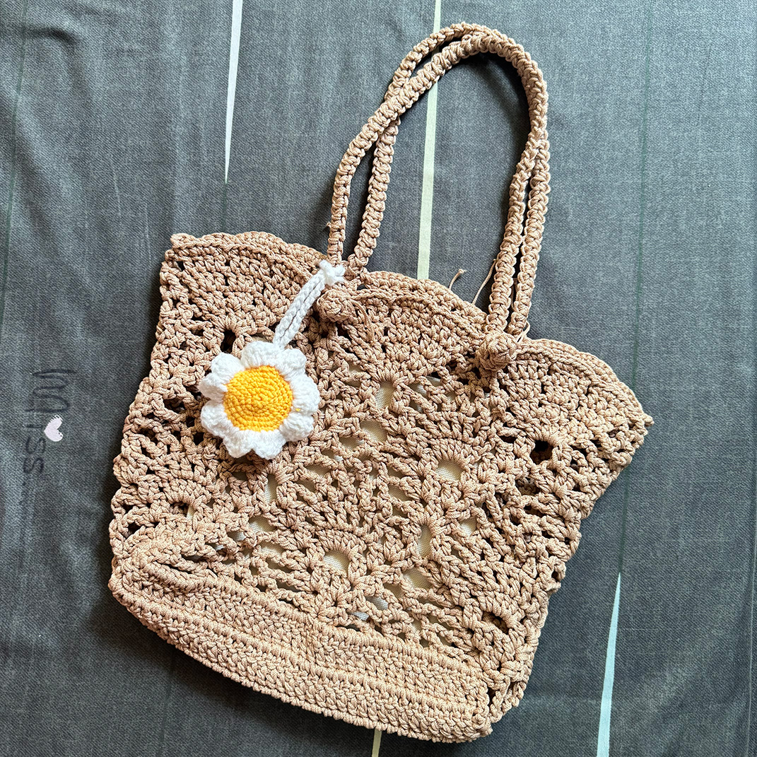 Tote handmade crochet product