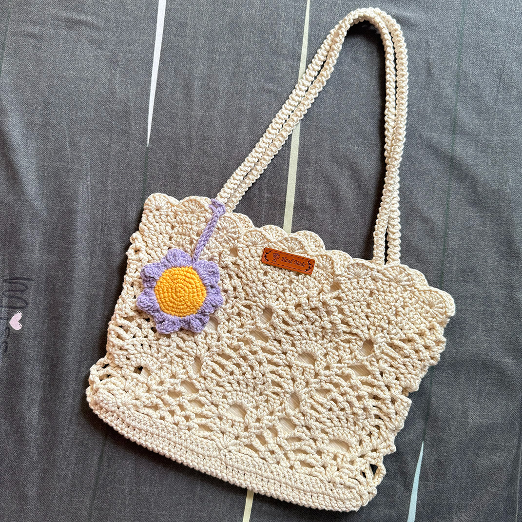 Milky Tote handmade crochet product