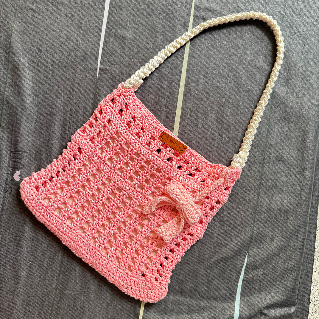 Binki Tote handmade crochet product